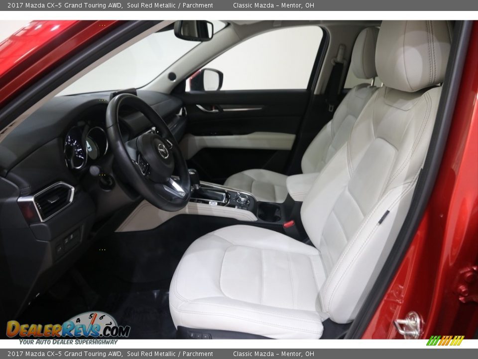 2017 Mazda CX-5 Grand Touring AWD Soul Red Metallic / Parchment Photo #6
