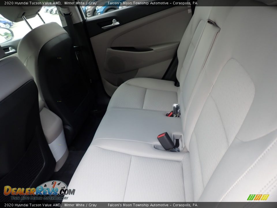 2020 Hyundai Tucson Value AWD Winter White / Gray Photo #7