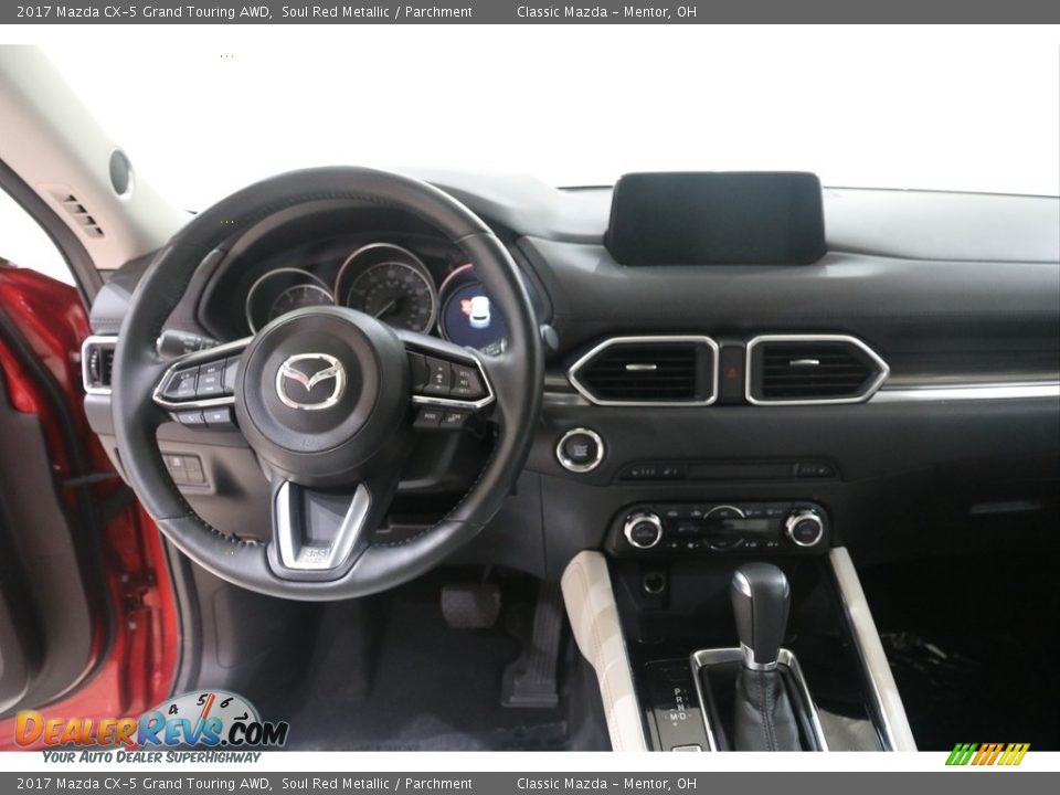 2017 Mazda CX-5 Grand Touring AWD Soul Red Metallic / Parchment Photo #7