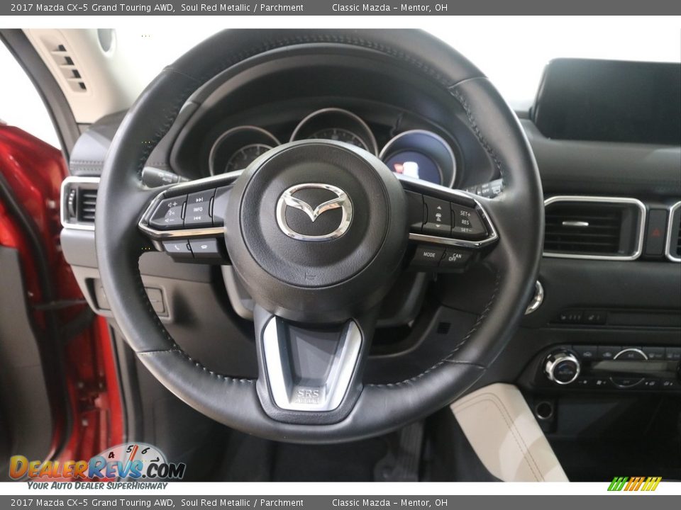2017 Mazda CX-5 Grand Touring AWD Soul Red Metallic / Parchment Photo #8