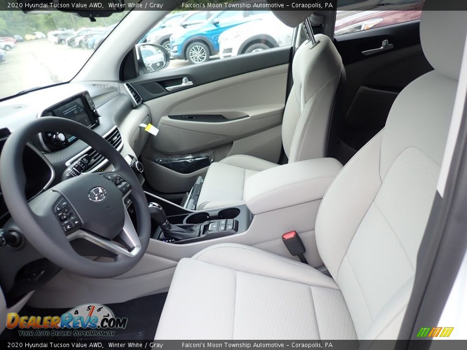 2020 Hyundai Tucson Value AWD Winter White / Gray Photo #9
