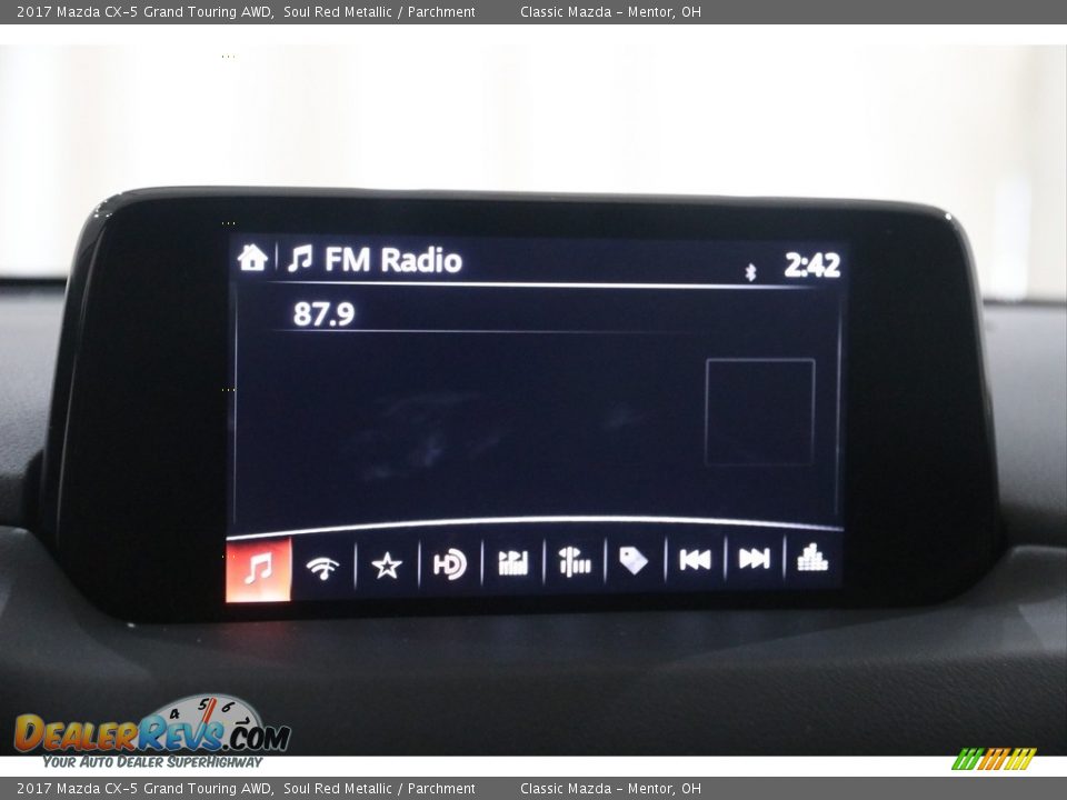 2017 Mazda CX-5 Grand Touring AWD Soul Red Metallic / Parchment Photo #11