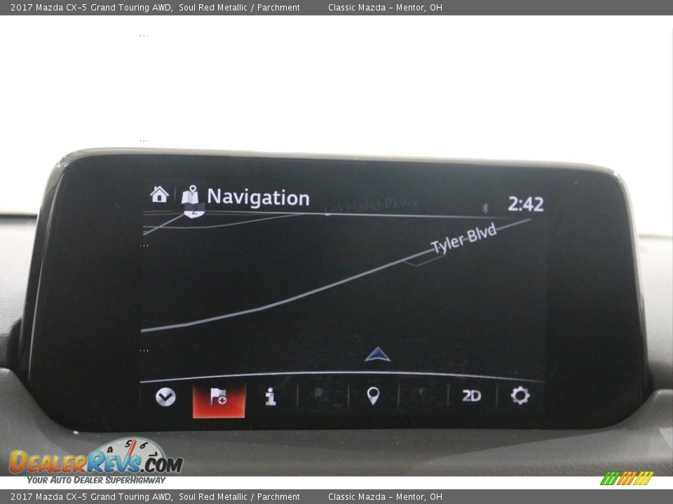 2017 Mazda CX-5 Grand Touring AWD Soul Red Metallic / Parchment Photo #12