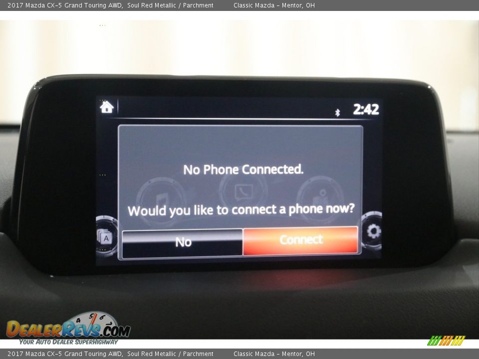 2017 Mazda CX-5 Grand Touring AWD Soul Red Metallic / Parchment Photo #13