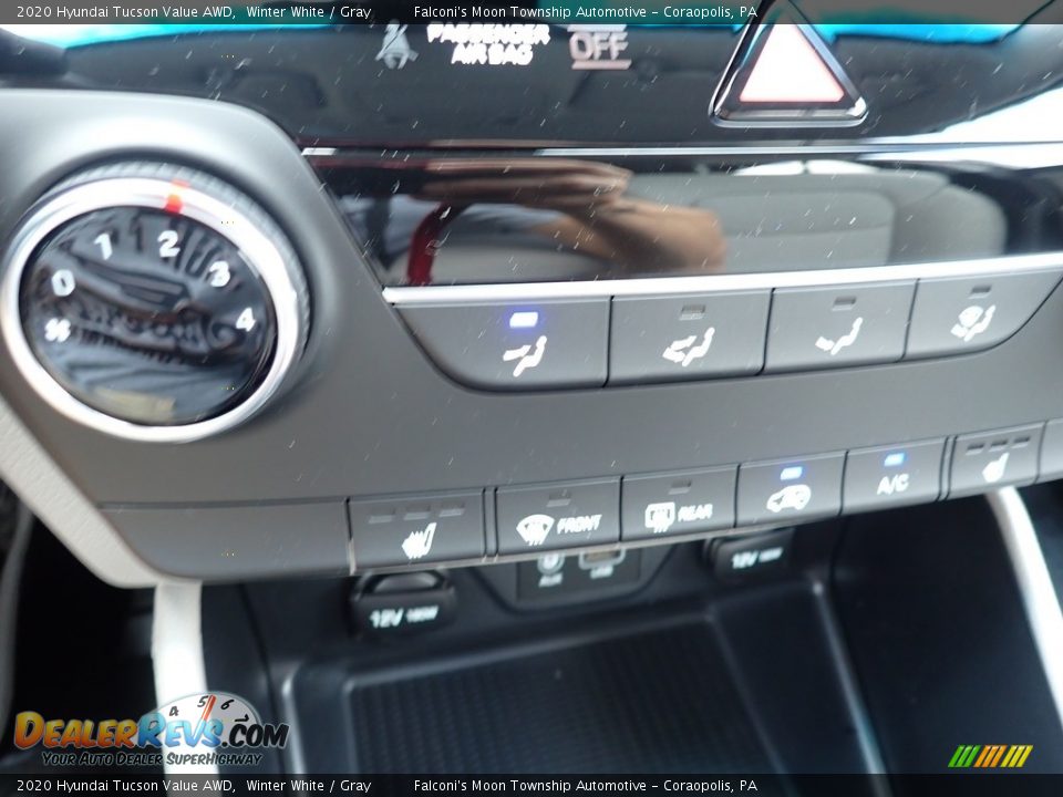 2020 Hyundai Tucson Value AWD Winter White / Gray Photo #14