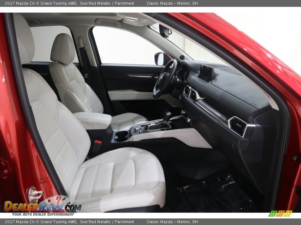 2017 Mazda CX-5 Grand Touring AWD Soul Red Metallic / Parchment Photo #16