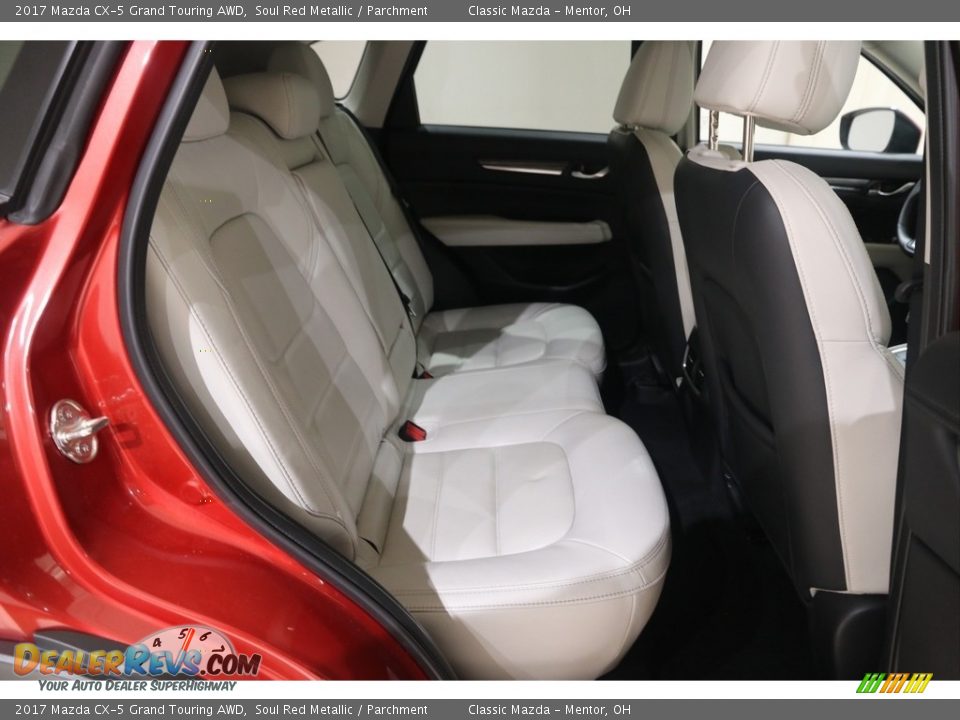 2017 Mazda CX-5 Grand Touring AWD Soul Red Metallic / Parchment Photo #17