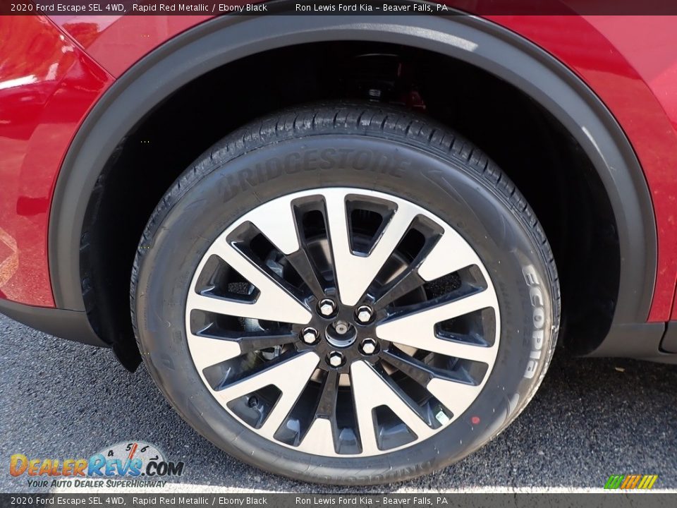 2020 Ford Escape SEL 4WD Rapid Red Metallic / Ebony Black Photo #11