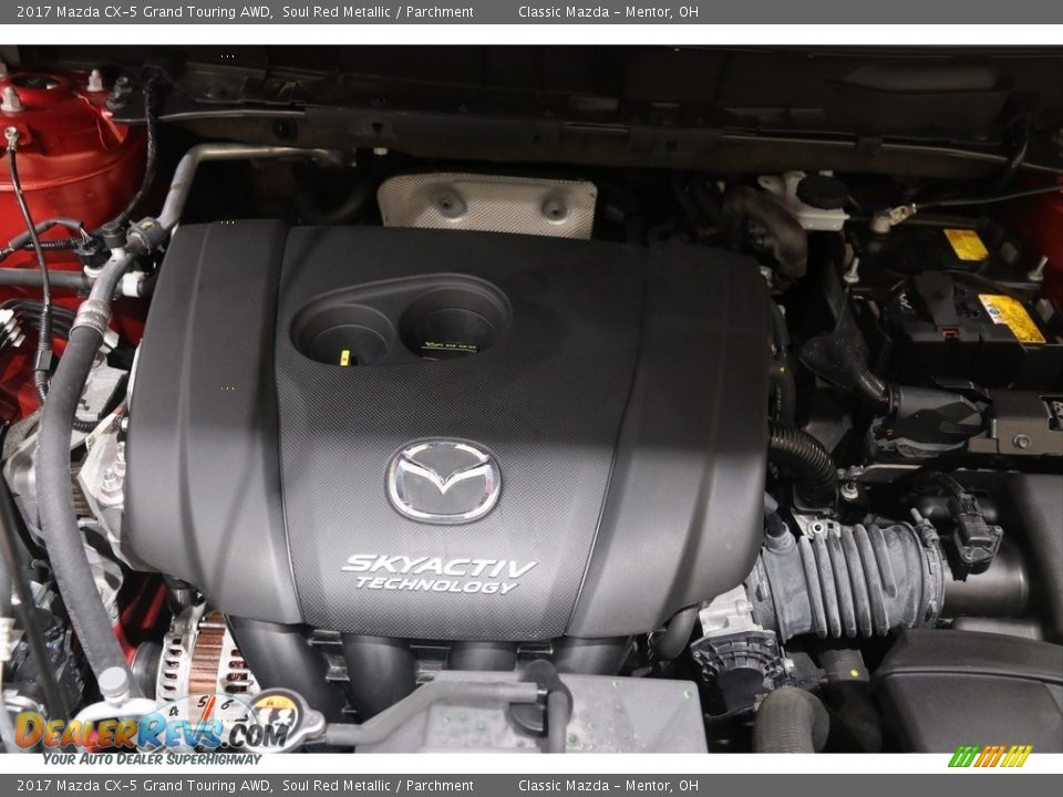 2017 Mazda CX-5 Grand Touring AWD Soul Red Metallic / Parchment Photo #19