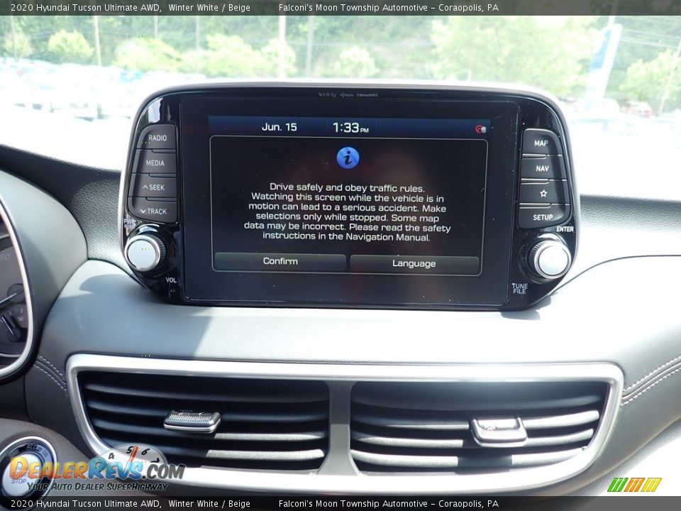 2020 Hyundai Tucson Ultimate AWD Winter White / Beige Photo #15