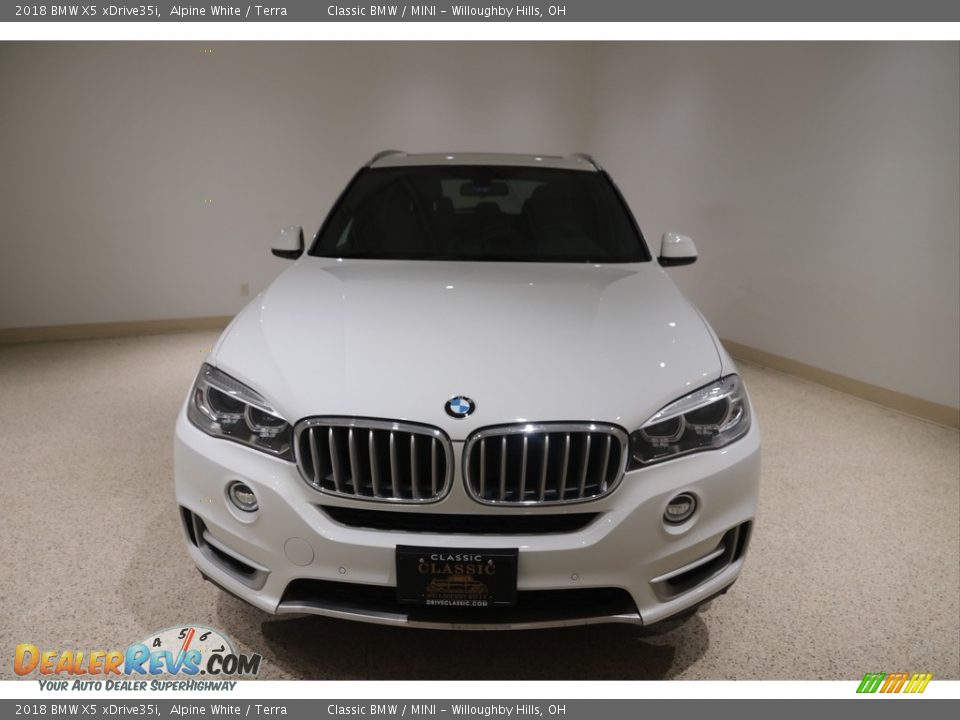 2018 BMW X5 xDrive35i Alpine White / Terra Photo #2