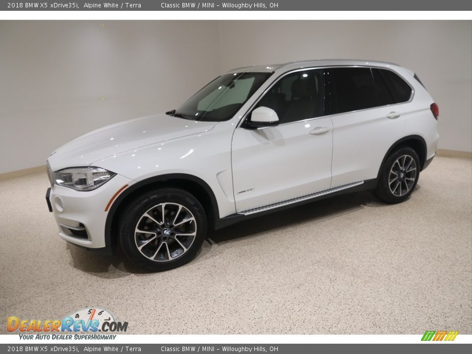 2018 BMW X5 xDrive35i Alpine White / Terra Photo #3