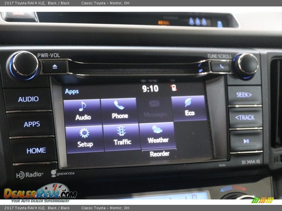 2017 Toyota RAV4 XLE Black / Black Photo #13