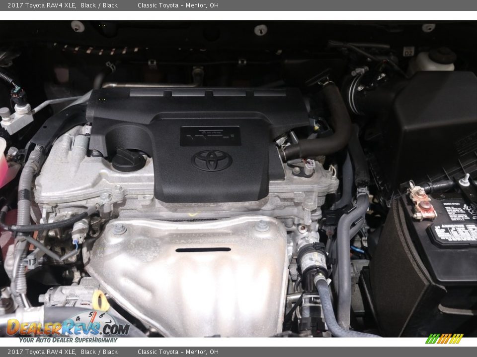 2017 Toyota RAV4 XLE Black / Black Photo #18