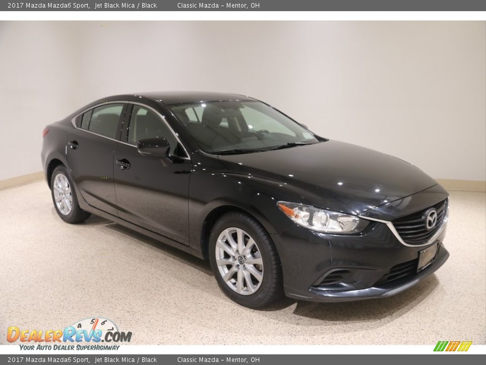 2017 Mazda Mazda6 Sport Jet Black Mica / Black Photo #1