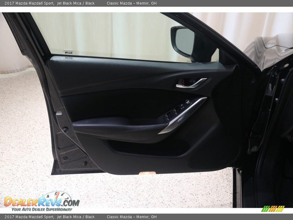 2017 Mazda Mazda6 Sport Jet Black Mica / Black Photo #5