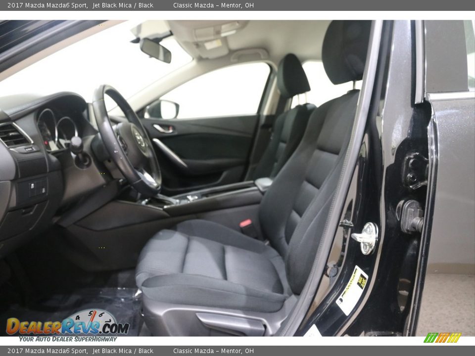 2017 Mazda Mazda6 Sport Jet Black Mica / Black Photo #6