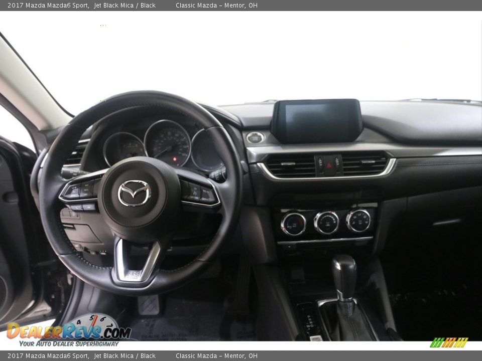 2017 Mazda Mazda6 Sport Jet Black Mica / Black Photo #7