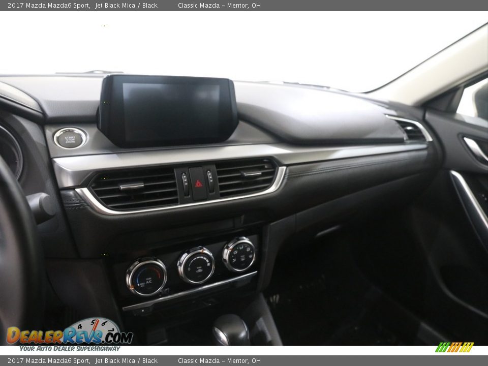 2017 Mazda Mazda6 Sport Jet Black Mica / Black Photo #10