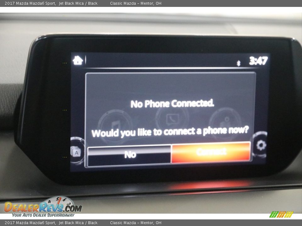 2017 Mazda Mazda6 Sport Jet Black Mica / Black Photo #12