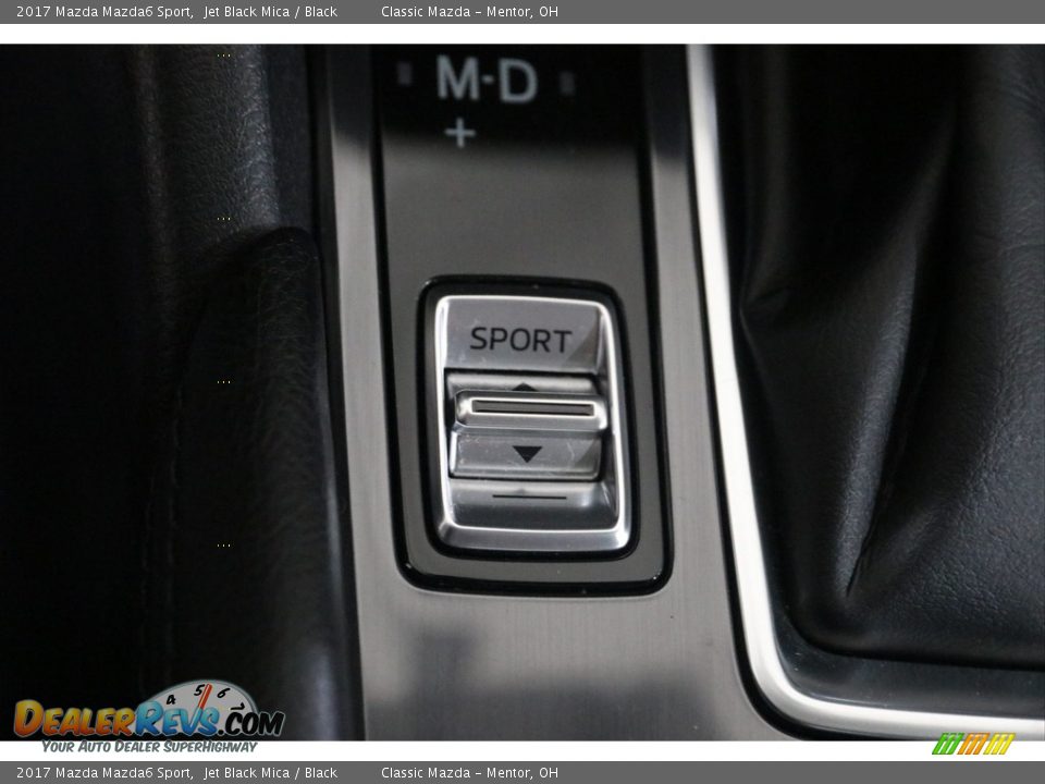 2017 Mazda Mazda6 Sport Jet Black Mica / Black Photo #13