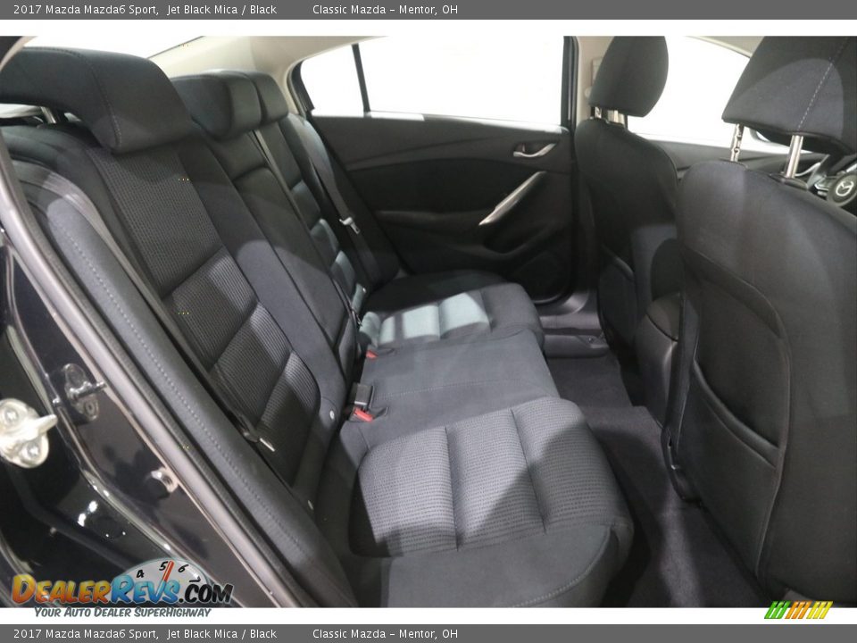 2017 Mazda Mazda6 Sport Jet Black Mica / Black Photo #16