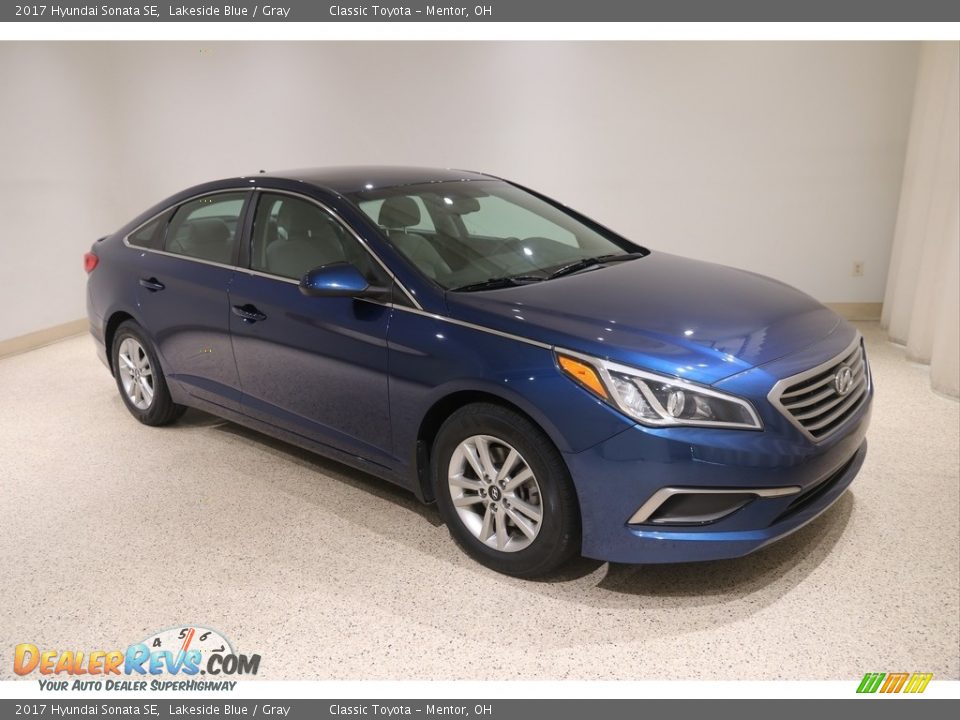 2017 Hyundai Sonata SE Lakeside Blue / Gray Photo #1