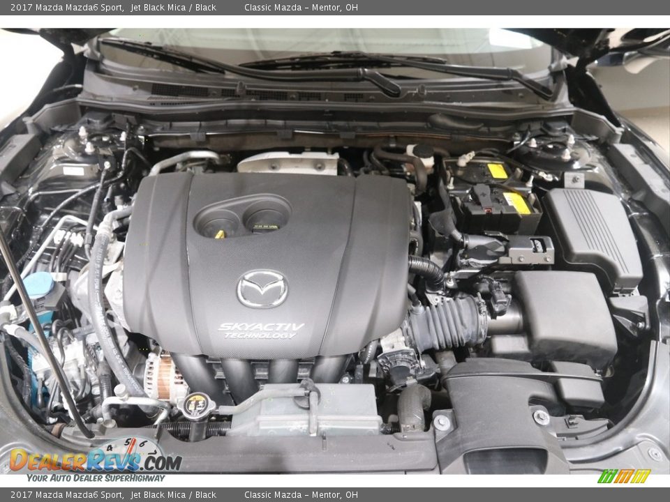 2017 Mazda Mazda6 Sport Jet Black Mica / Black Photo #18