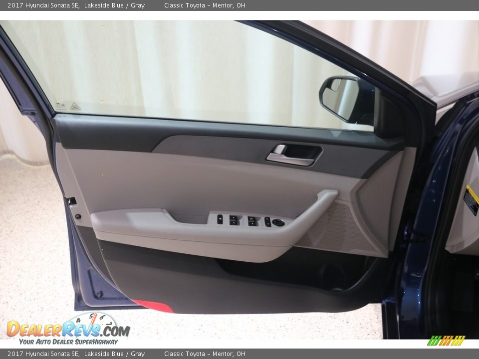 2017 Hyundai Sonata SE Lakeside Blue / Gray Photo #5