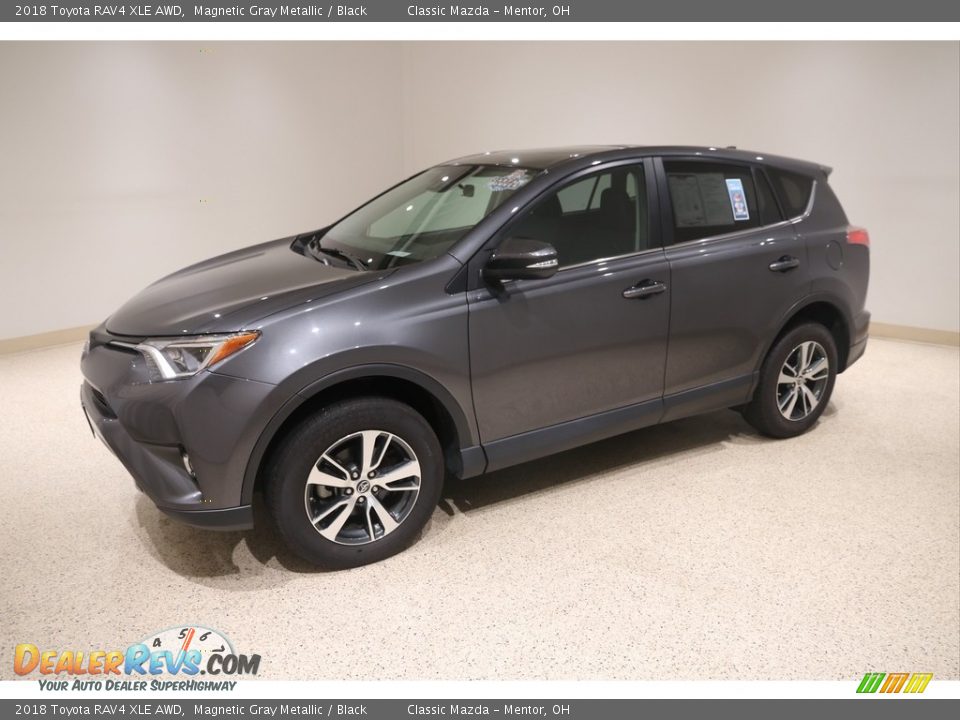 2018 Toyota RAV4 XLE AWD Magnetic Gray Metallic / Black Photo #3