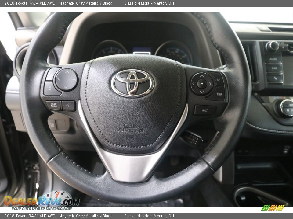 2018 Toyota RAV4 XLE AWD Magnetic Gray Metallic / Black Photo #8