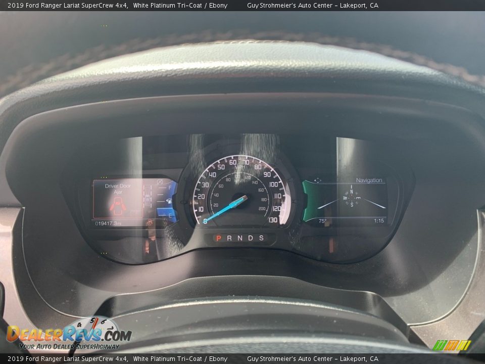 2019 Ford Ranger Lariat SuperCrew 4x4 White Platinum Tri-Coat / Ebony Photo #4