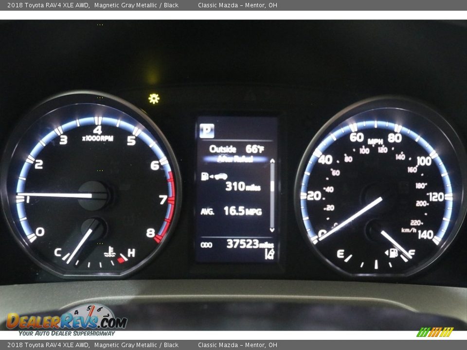 2018 Toyota RAV4 XLE AWD Magnetic Gray Metallic / Black Photo #9