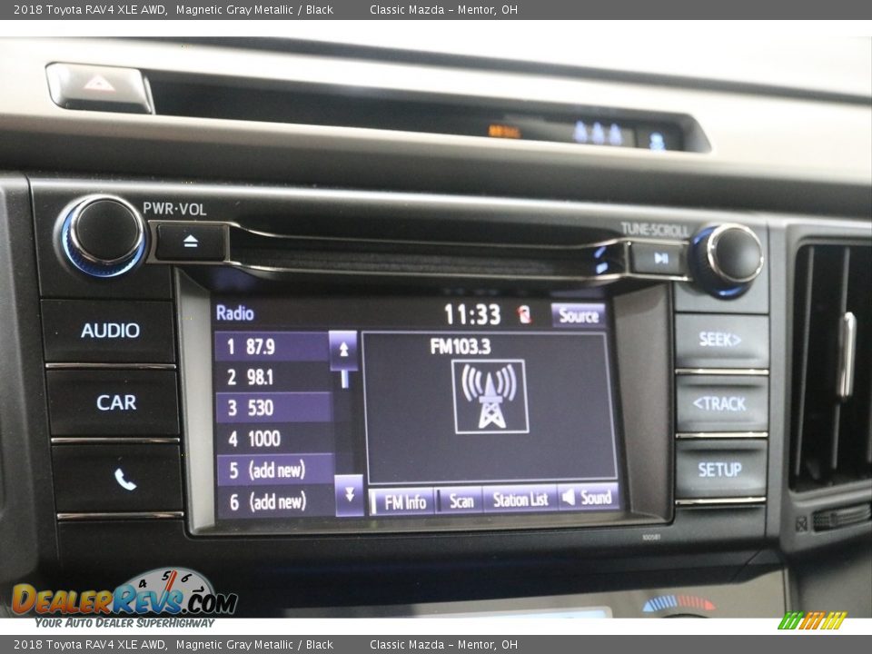 2018 Toyota RAV4 XLE AWD Magnetic Gray Metallic / Black Photo #11