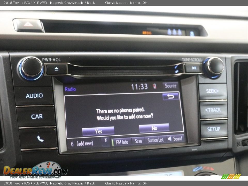 2018 Toyota RAV4 XLE AWD Magnetic Gray Metallic / Black Photo #12