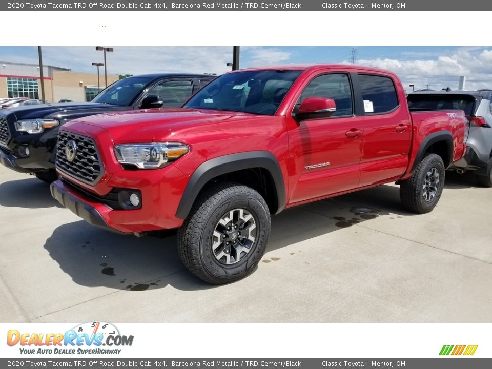 2020 Toyota Tacoma TRD Off Road Double Cab 4x4 Barcelona Red Metallic / TRD Cement/Black Photo #1