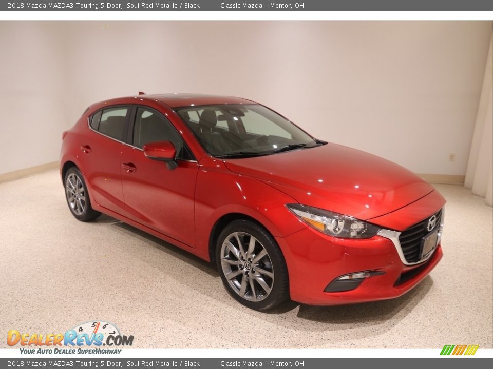 2018 Mazda MAZDA3 Touring 5 Door Soul Red Metallic / Black Photo #1