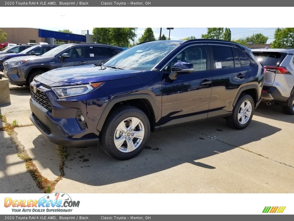 2020 Toyota RAV4 XLE AWD Blueprint / Black Photo #1