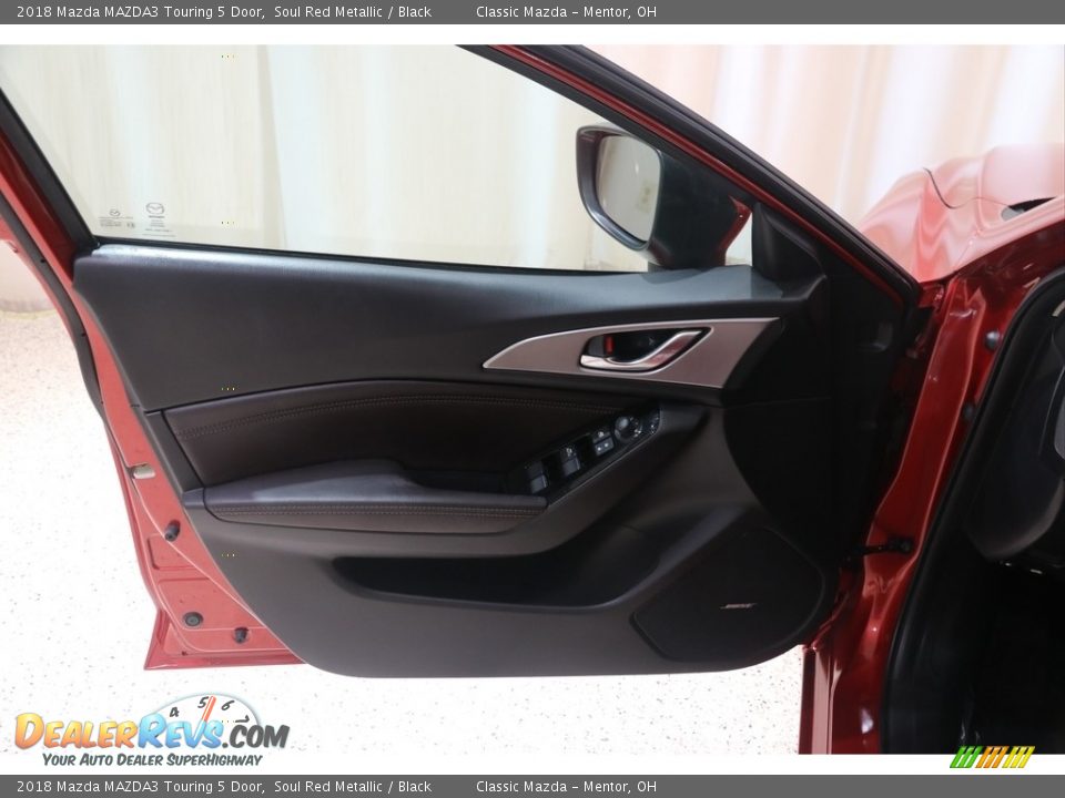 2018 Mazda MAZDA3 Touring 5 Door Soul Red Metallic / Black Photo #5