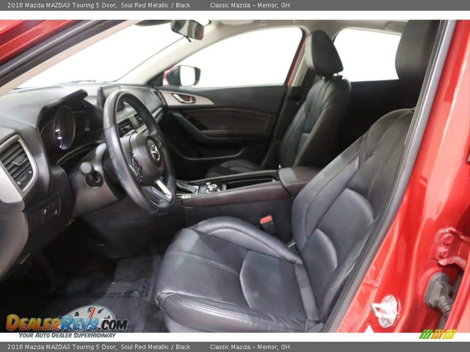 2018 Mazda MAZDA3 Touring 5 Door Soul Red Metallic / Black Photo #6