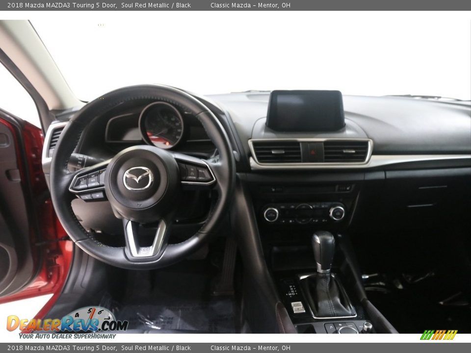 2018 Mazda MAZDA3 Touring 5 Door Soul Red Metallic / Black Photo #7