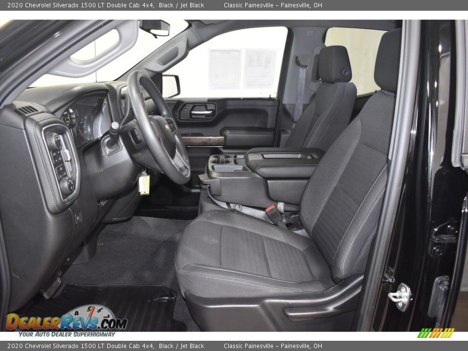 2020 Chevrolet Silverado 1500 LT Double Cab 4x4 Black / Jet Black Photo #6