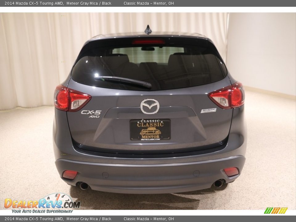 2014 Mazda CX-5 Touring AWD Meteor Gray Mica / Black Photo #4