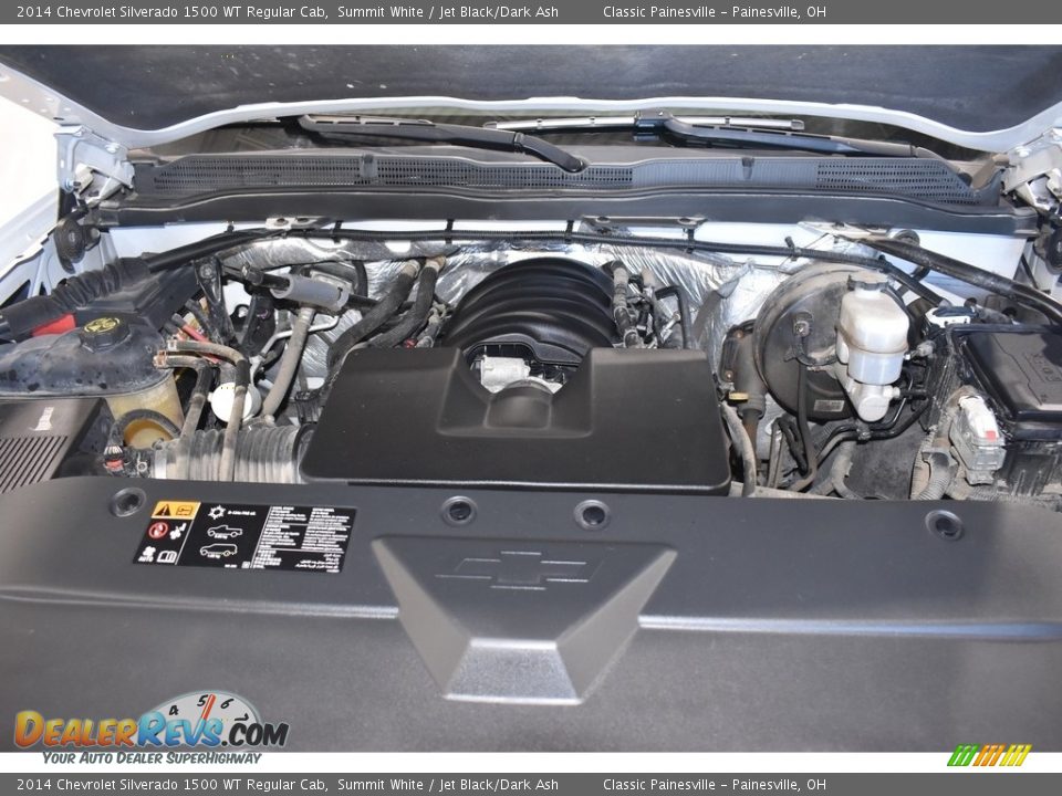 2014 Chevrolet Silverado 1500 WT Regular Cab Summit White / Jet Black/Dark Ash Photo #6