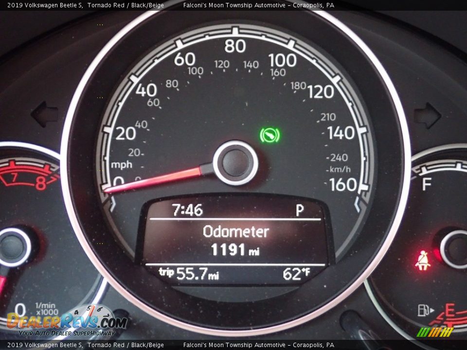2019 Volkswagen Beetle S Gauges Photo #24
