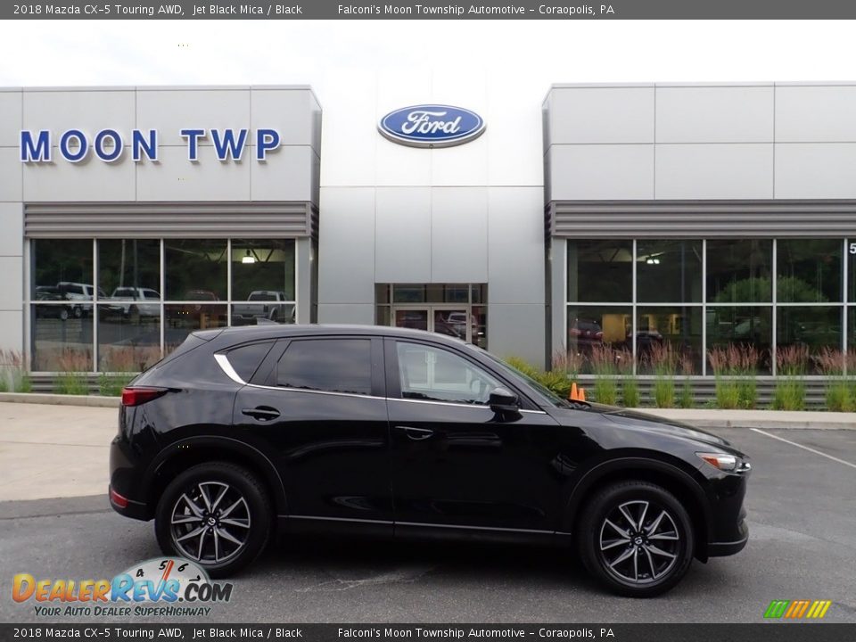 2018 Mazda CX-5 Touring AWD Jet Black Mica / Black Photo #1