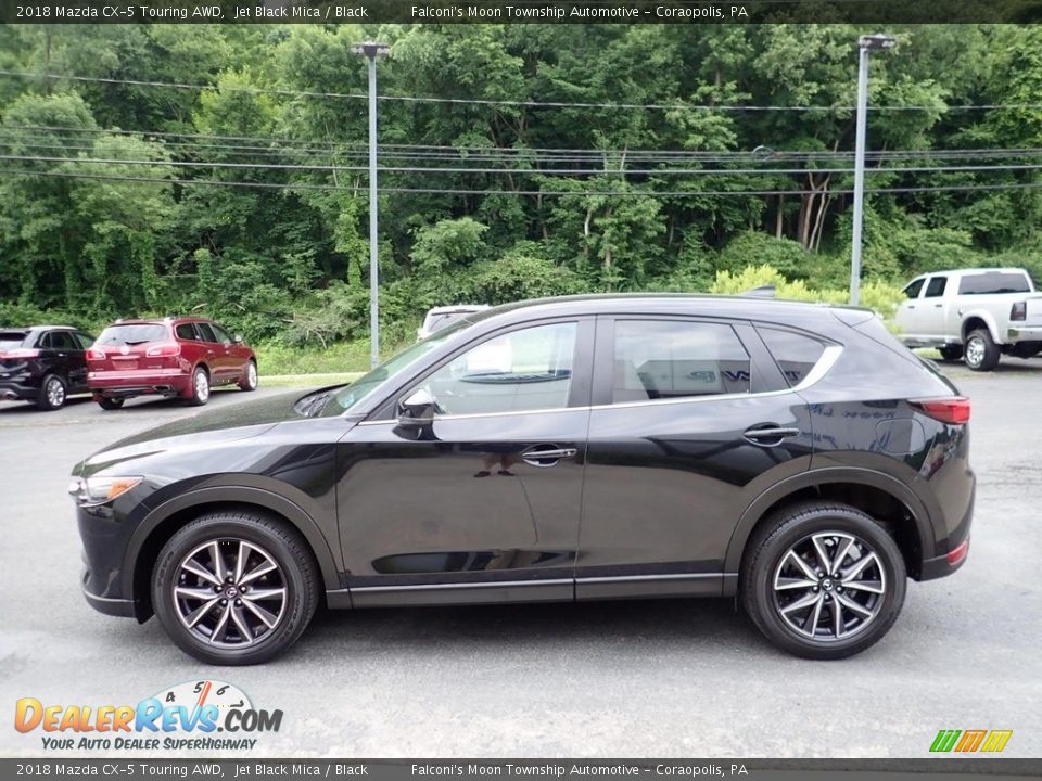 2018 Mazda CX-5 Touring AWD Jet Black Mica / Black Photo #6