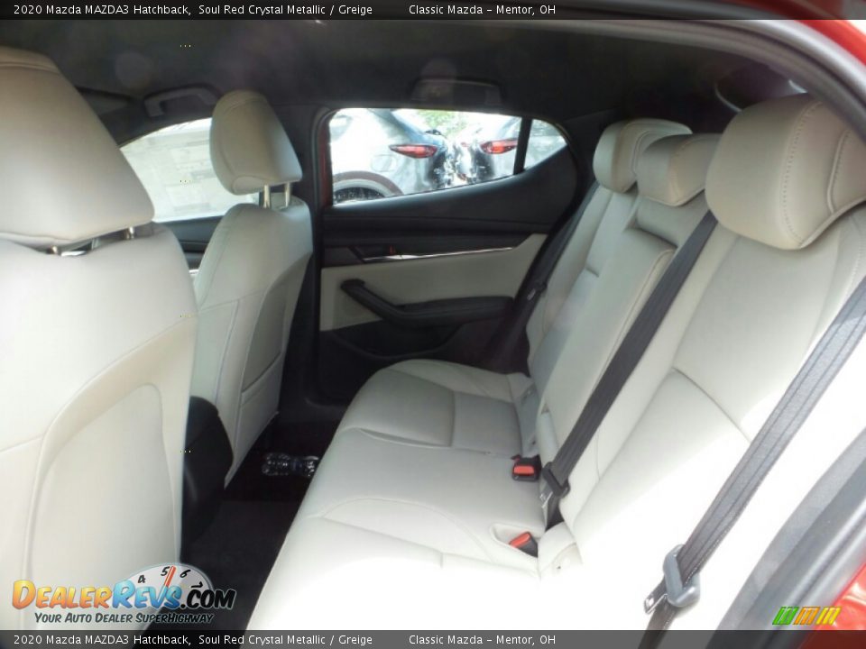 2020 Mazda MAZDA3 Hatchback Soul Red Crystal Metallic / Greige Photo #9