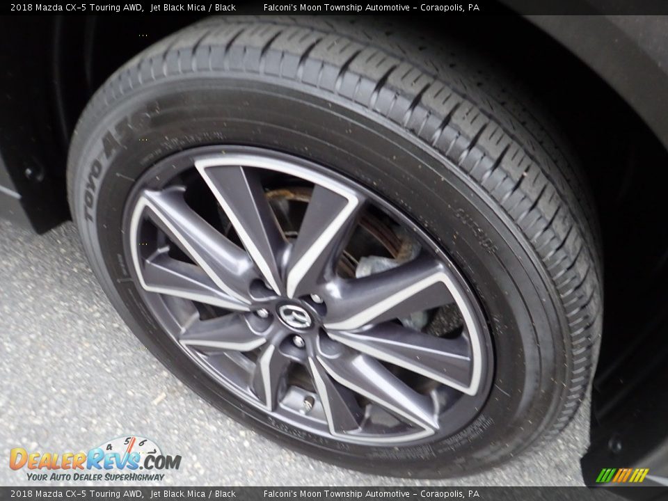 2018 Mazda CX-5 Touring AWD Jet Black Mica / Black Photo #10