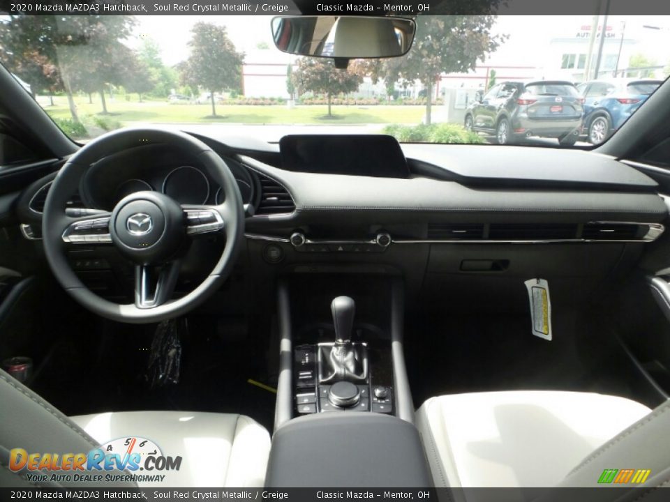 2020 Mazda MAZDA3 Hatchback Soul Red Crystal Metallic / Greige Photo #10